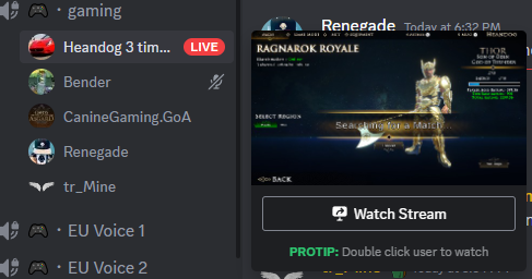 Little gaming session going on come on  through if you want to beat on OG's and devs! haha
