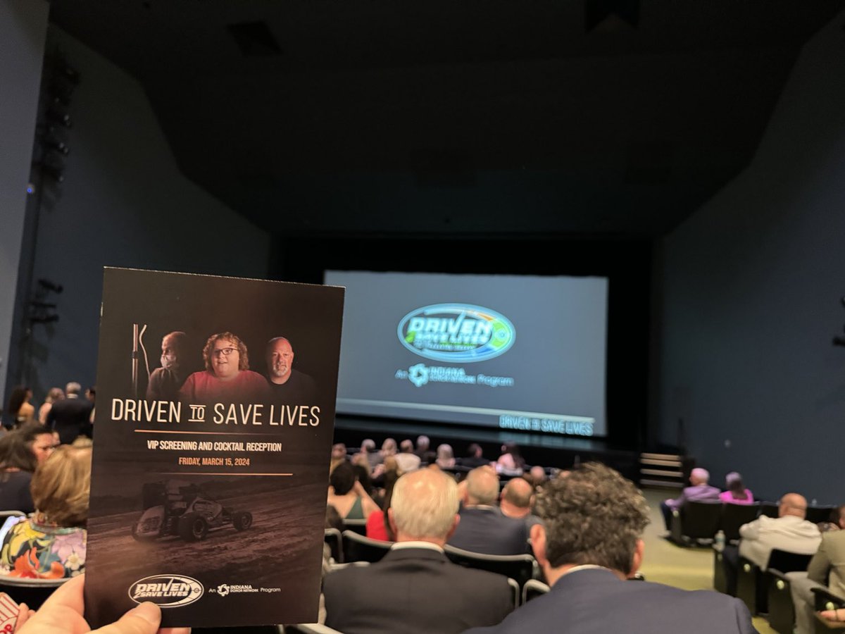 So excited to participate in the premiere of the film ⁦⁦@Driven2Save⁩ at Newfields! Be like Bryan, sign up to be an organ donor!