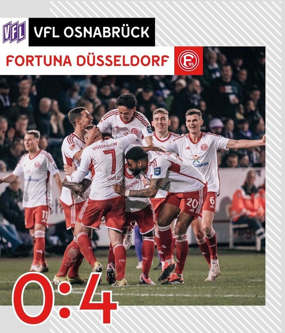 Bets_Observer's tweet image. ✅ Triunfo contundente del Fortuna Düsseldorf ante el colista para colocarse momentáneamente dentro del playoff.

✅ +6,50 Uds

Total Mes: ✅ +60,89 Uds

#TheObserver #ApuestasDeportivas #Tipster #Apuestas
