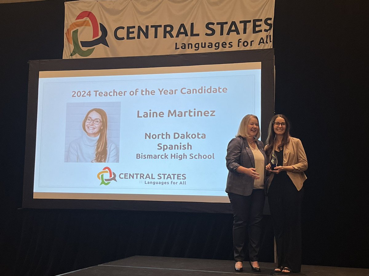 Celebrating the State Teachers of the Year and the new Central States TOY at the Awards, Grants, and Scholarships Reception. Congratulations to all!! #csc24 More pics in comments.