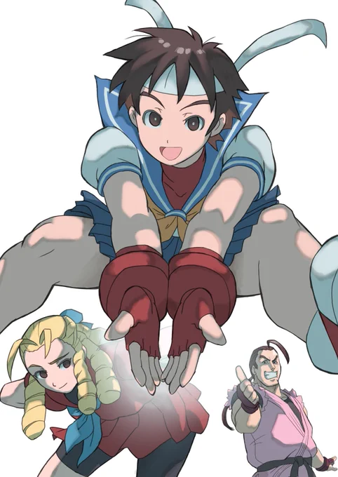 本日は、1日遅れの春日野さくらさん生誕祭なので、今迄描いた中で一番お気に入りの春日野さくらさんを再掲するのすw#格ゲーキャラ描こうぜ #streetfighter 