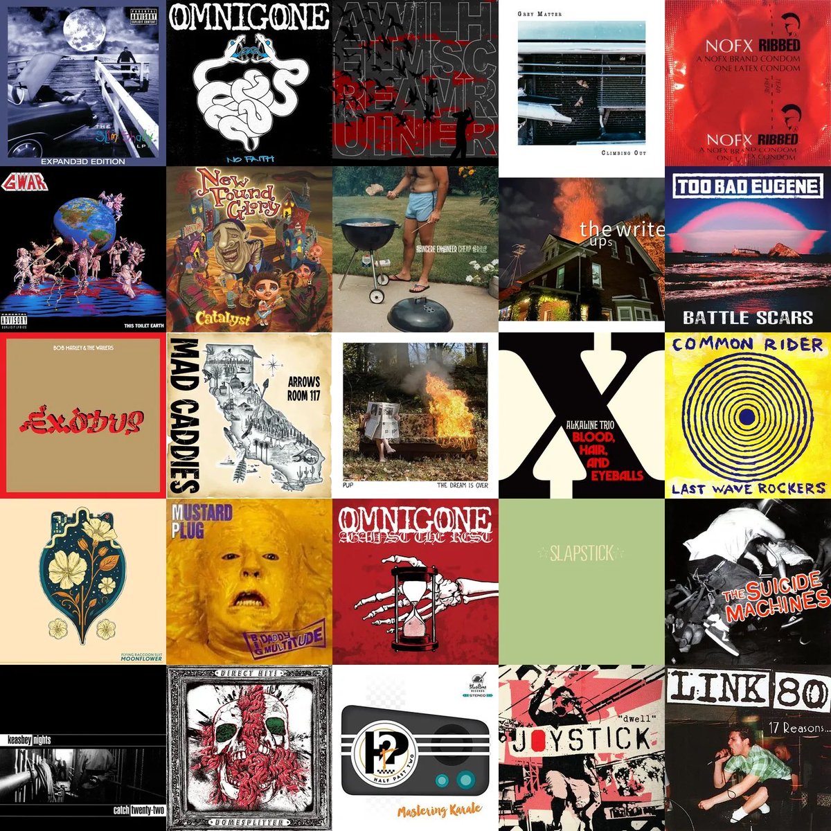 This week’s music! Friday 5x5