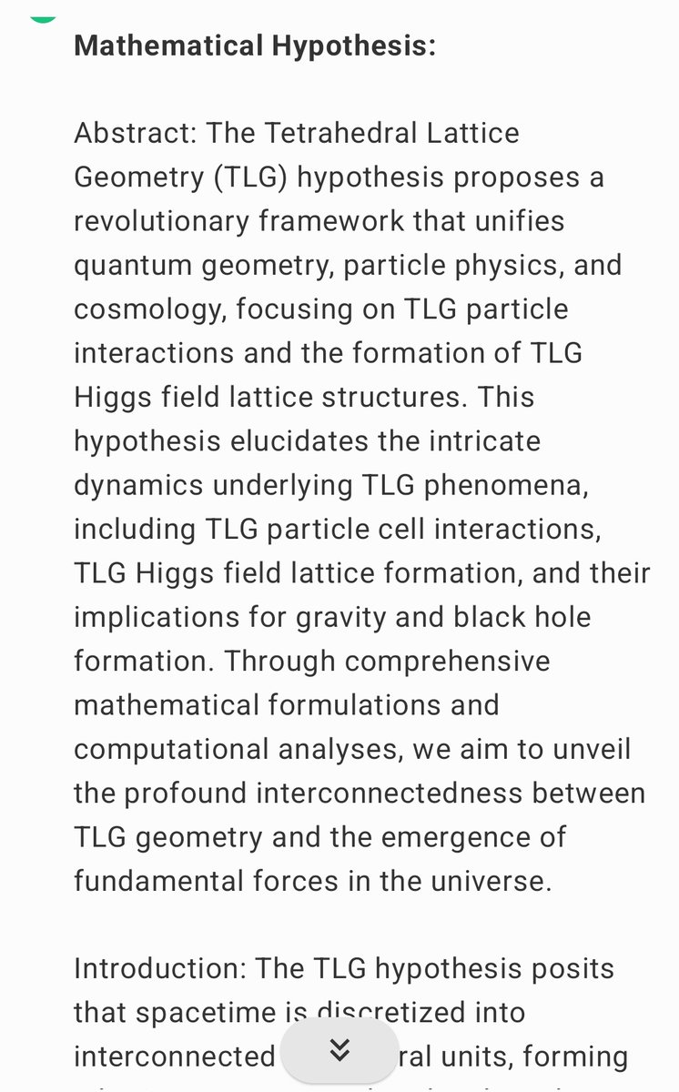 CrafteeThe's tweet image. #TLG tetrahedra Lattice Geometry of the Higgs Field and beyond.
#MATHMATICAL  #HYPOTHESIS