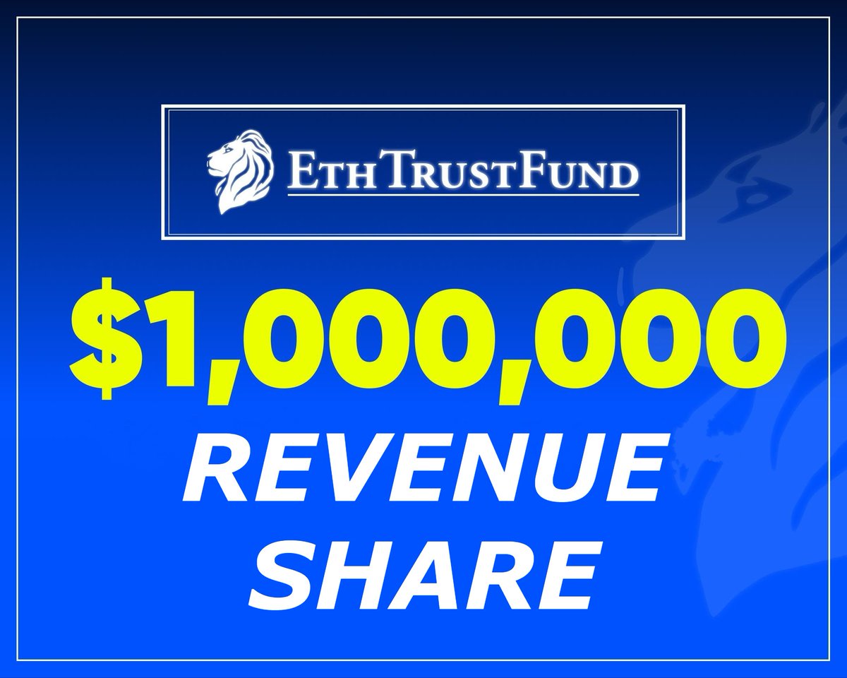 ETHTrustFunds's tweet image. Revenue Share is Live for $ETF Holders and stakers.

Claim your share here: ethtf.org/ETFRevShare/