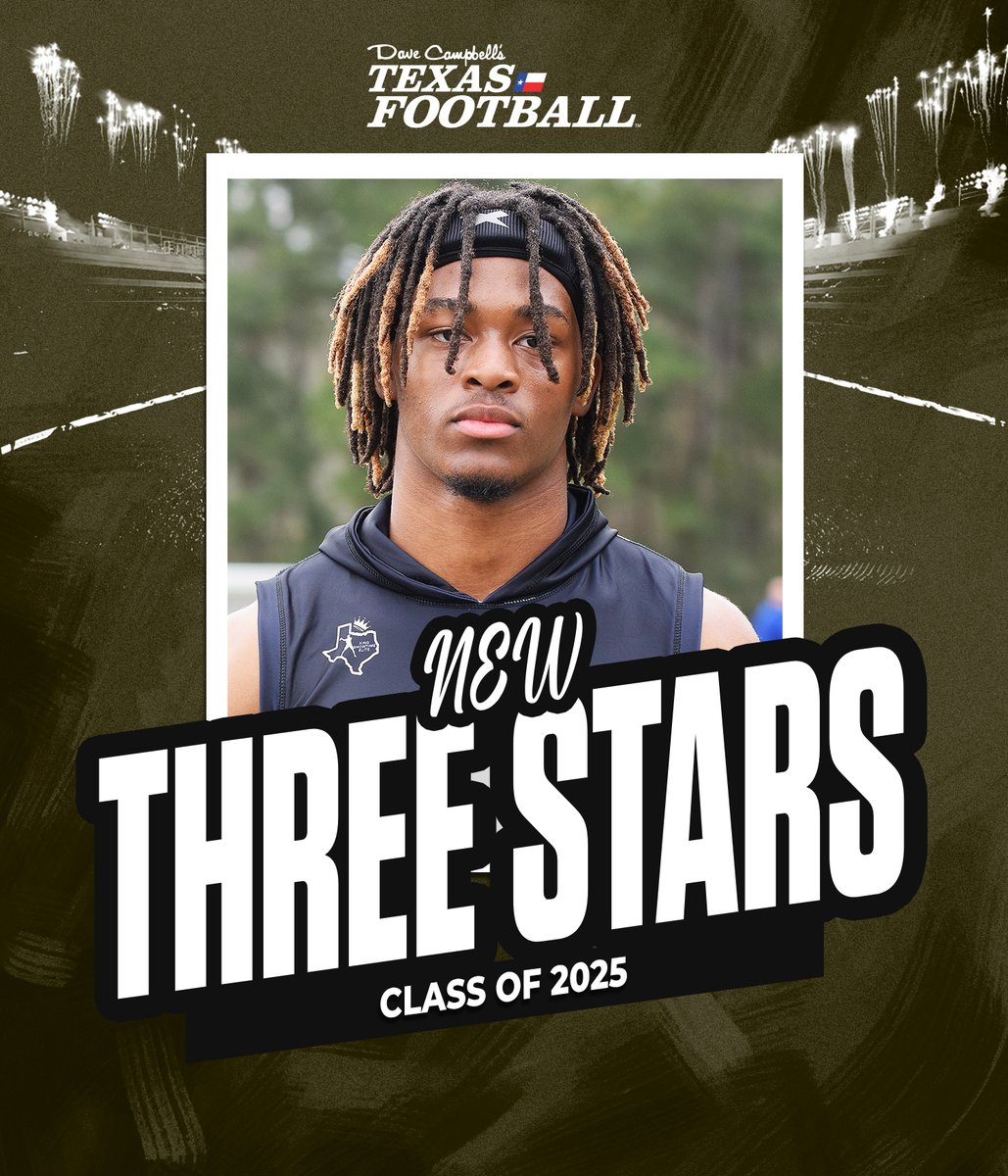 New ⭐️⭐️⭐️ from @FootballHeights = ATH Zaylen Cormier (@CormierZaylen), a two-way threat with 9 offers. Details: texasfootball.com/article/2024/0…