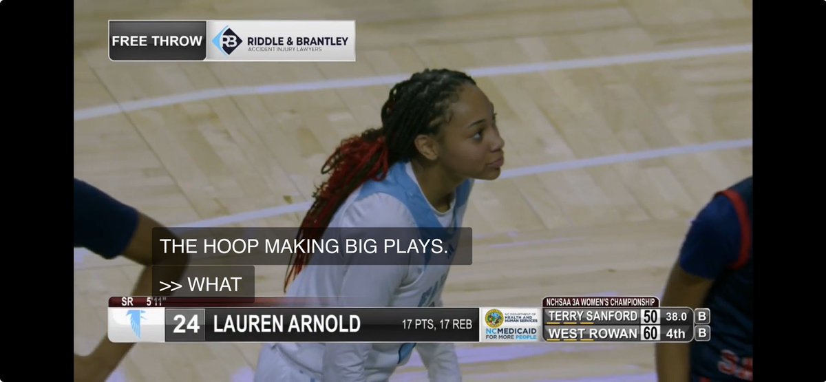 CltDreamElite's tweet photo. Big congrats Lauren Arnold! Back to back 3A State Champion with her @WbbWest ‼️17p and 17r in her final game as a senior! And back to back finals MVP!! Go be great for @mhu_wbb #cde17u #alumni #chalottedreamelite https://t.co/qXYMS14ysE