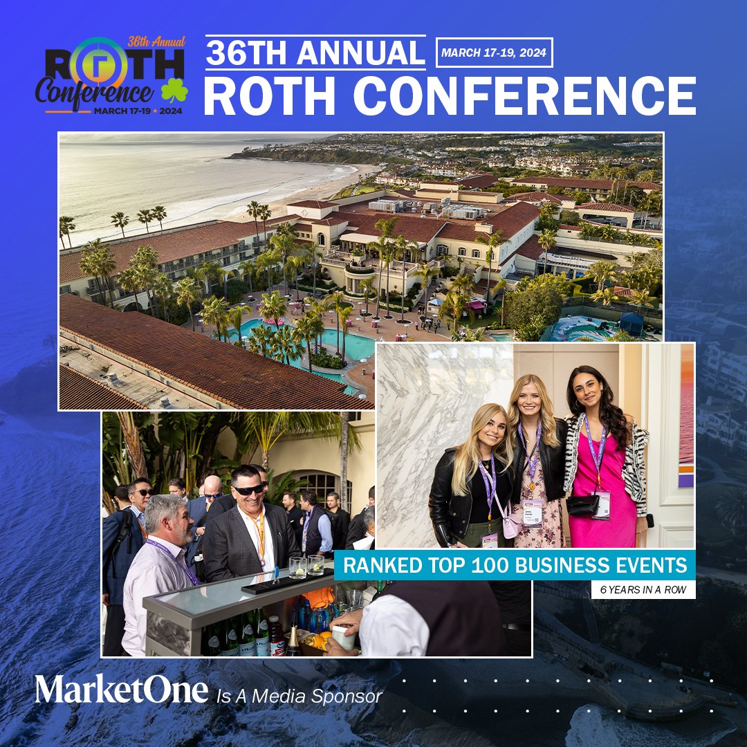 Market One is a proud media sponsor of the 36th Annual @ROTHCapital Conference, taking place from March 17–19, 2024, in Laguna Niguel, California, that is helping small-cap issuers form connections with high-net-worth individuals and institutional investors. Not considered as a…