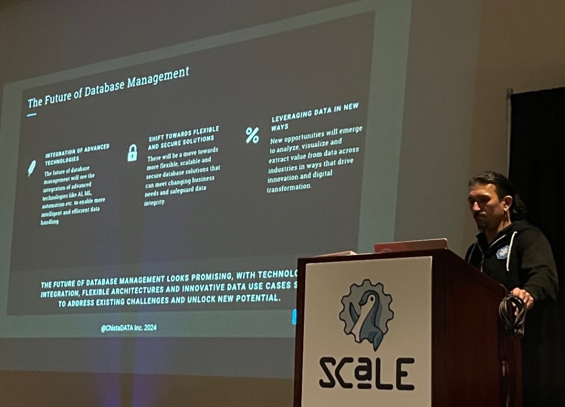 pgElephant's tweet image. Discover essential concepts about &apos;Database Design and Modeling with MySQL from an expert: Alkin Tezuysal  @ask_dba #MySQL #DatabaseDesign 
#scale21x #LosAngeles #California