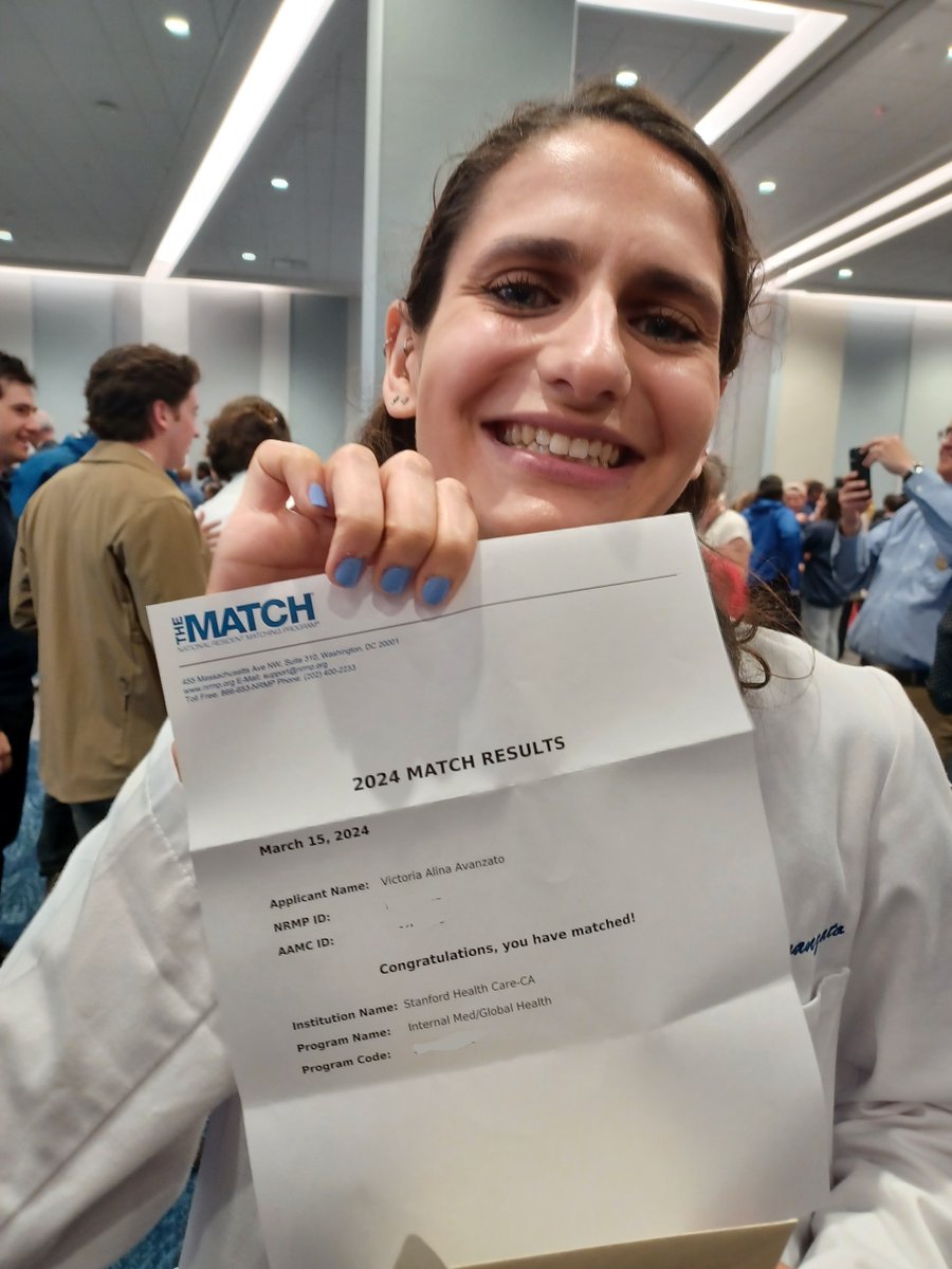 Still in shock that this is for real but I am SO excited and thrilled and grateful to match into the internal medicine/global health residency program at Stanford ❤️ I CANNOT WAIT! #match2024 @EmoryMedicine @EmoryMSTP @StanfordMed