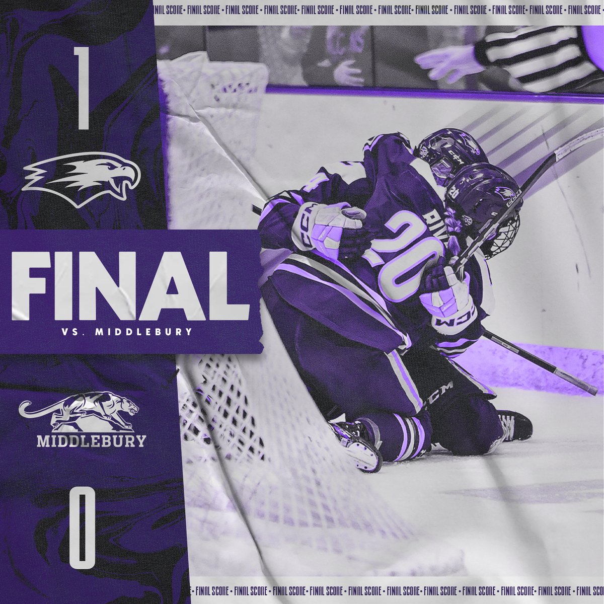 FINAL | <a href="/ElmiraWHKY/">Elmira College Women’s Hockey</a> takes down Middlebury 1-0 in the <a href="/NCAADIII/">NCAA Division III</a> Semifinal on Friday afternoon to advance to the National Championship! Minnesota native Claire Meeder notched the game-winner with under five minutes remaining in regulation!

#TogetherWeFly #FightOn4EC #ElmiraProud