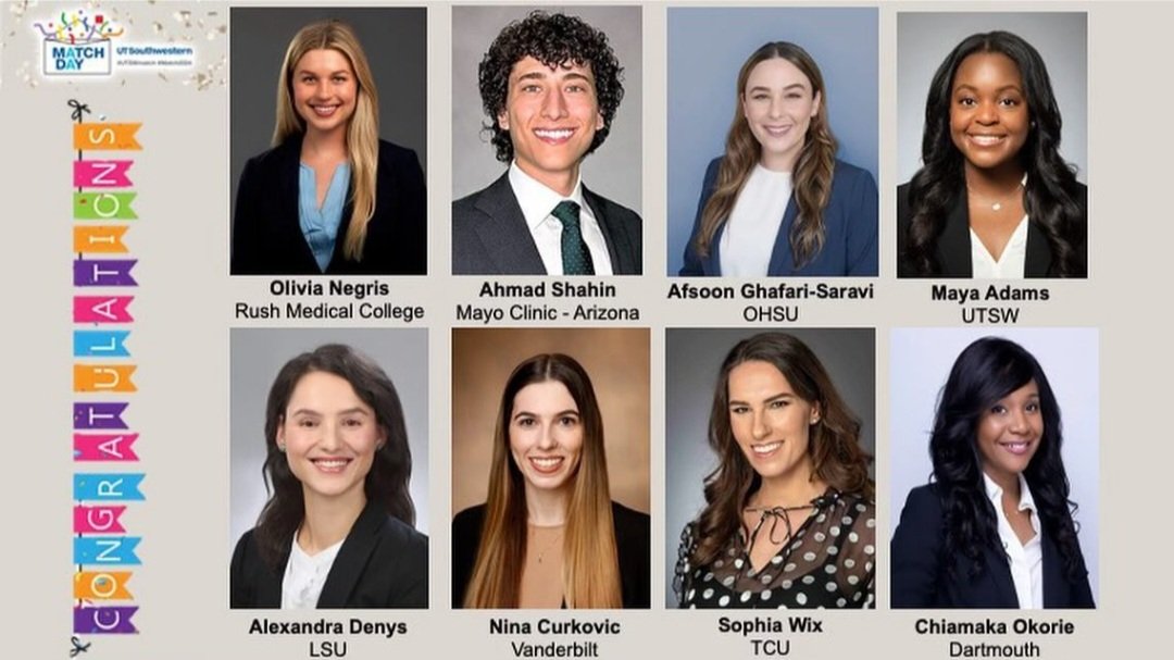 Congratulations to our amazing new residents!!! Welcome to UTSW Dermatology!! We are so excited!!🥰🥰🥰 #utsw #utswderm #dermatology #match2024 #matchday #residency