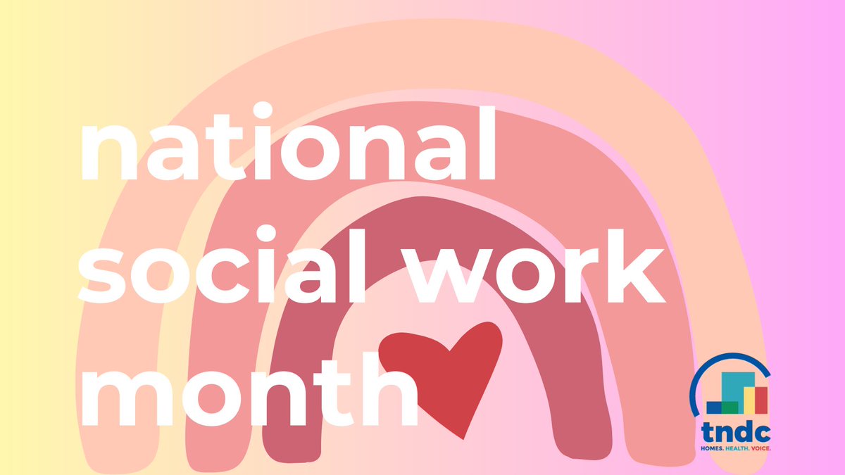 The dedication of Social Workers is essential to the success of TNDC. Many TNDC Social Workers provide onsite services to ensure easily-accessible care. They are (often unsung) heroes. This month, show them you care too. #tndc #socialwork #socialworkers #socialworkmonth