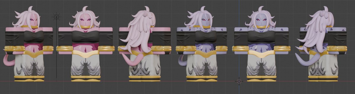 Lots happened man but uh im back and gonna start posting more, I need to start deving for games so if you need modeler hmu. This is a recent unit I made for a game called Anime Reborn. #roblox #robloxmodeler #robloxdev #blender #RobloxDevs
