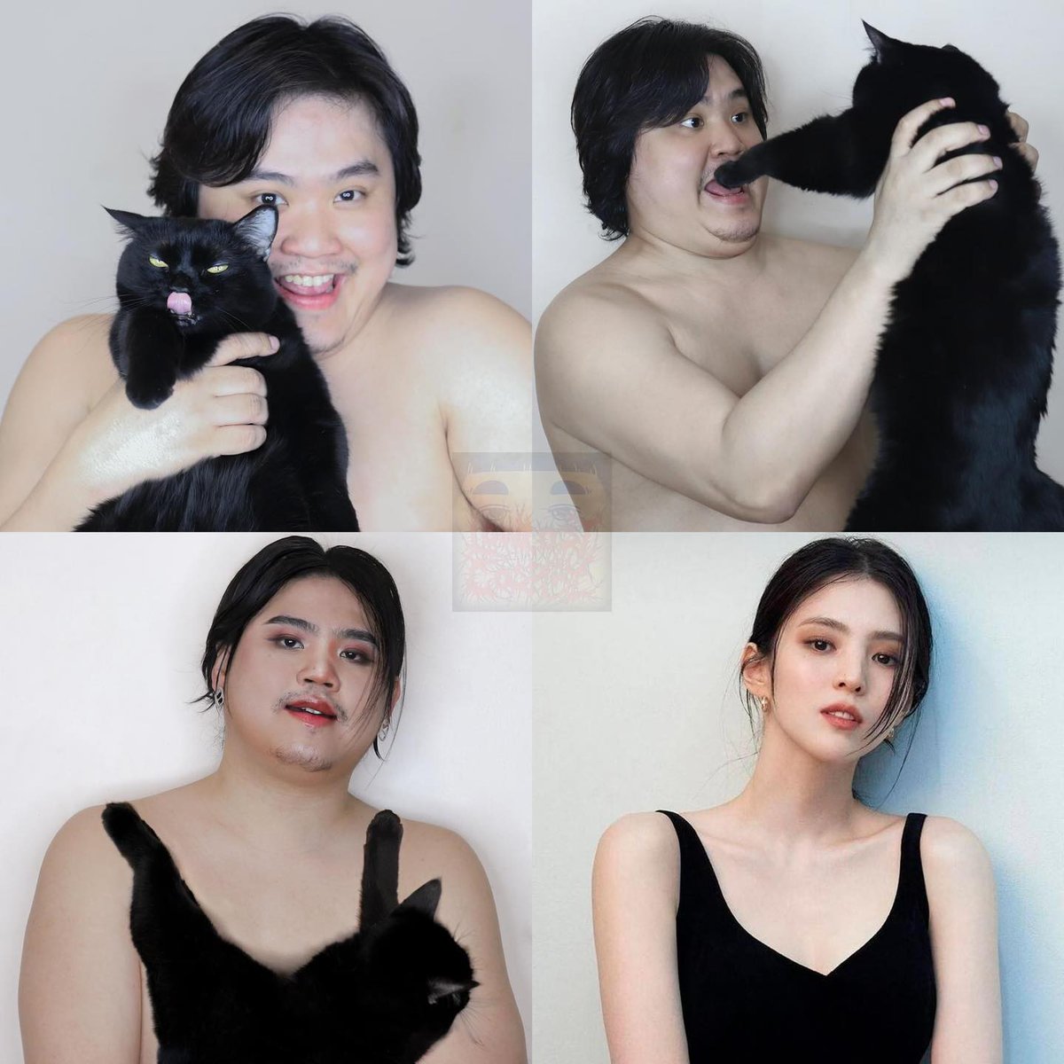 LOWCOSTCOSPLAY's tweet photo. Han So Hee

#lowcostcosplay #hansohee #cat #makeup #art #delicious https://t.co/9kjIRxJaS3