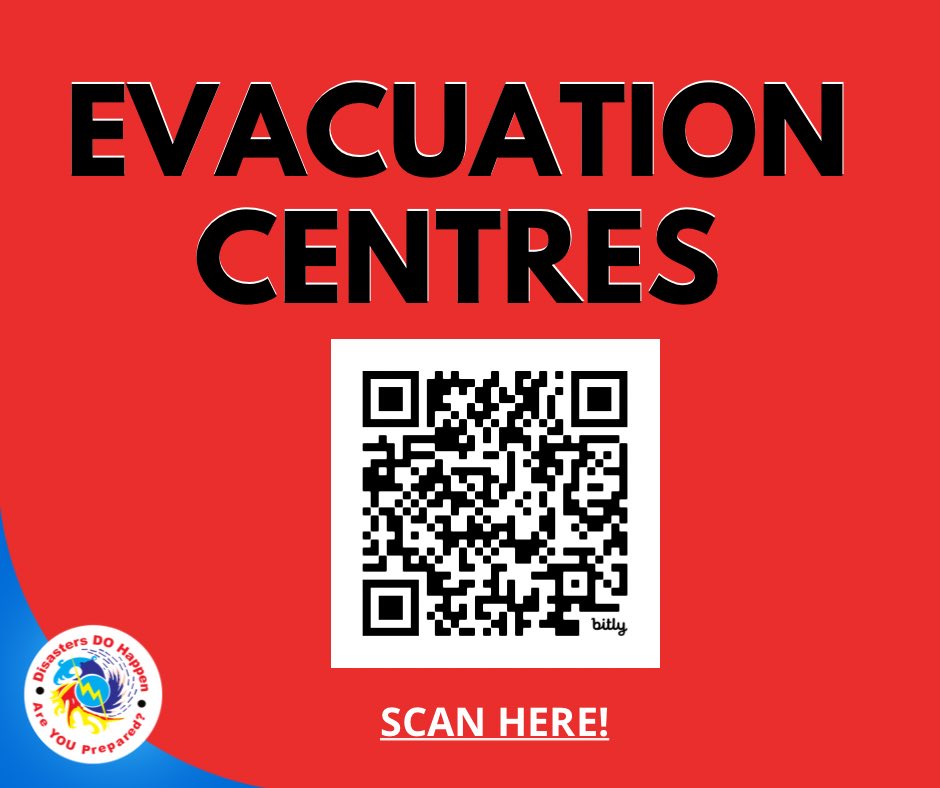 EVACUATION CENTRE LISTING 📍 ✅EC Listing can be accessed on the Fiji NDMO website ➡️ bit.ly/3PqU8Q2 ✅Scan the QR code ⬇️ to access EC Listing‼️ Members of the public are urged to be prepared to evacuate to higher ground if the need arises.MOVE WHILE IT IS DAYLIGHT‼️