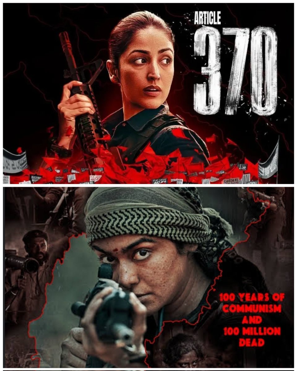 Make your weekend plans with these two blockbusters 🫡👌
#BastarTheNaxalStory 
#Article370