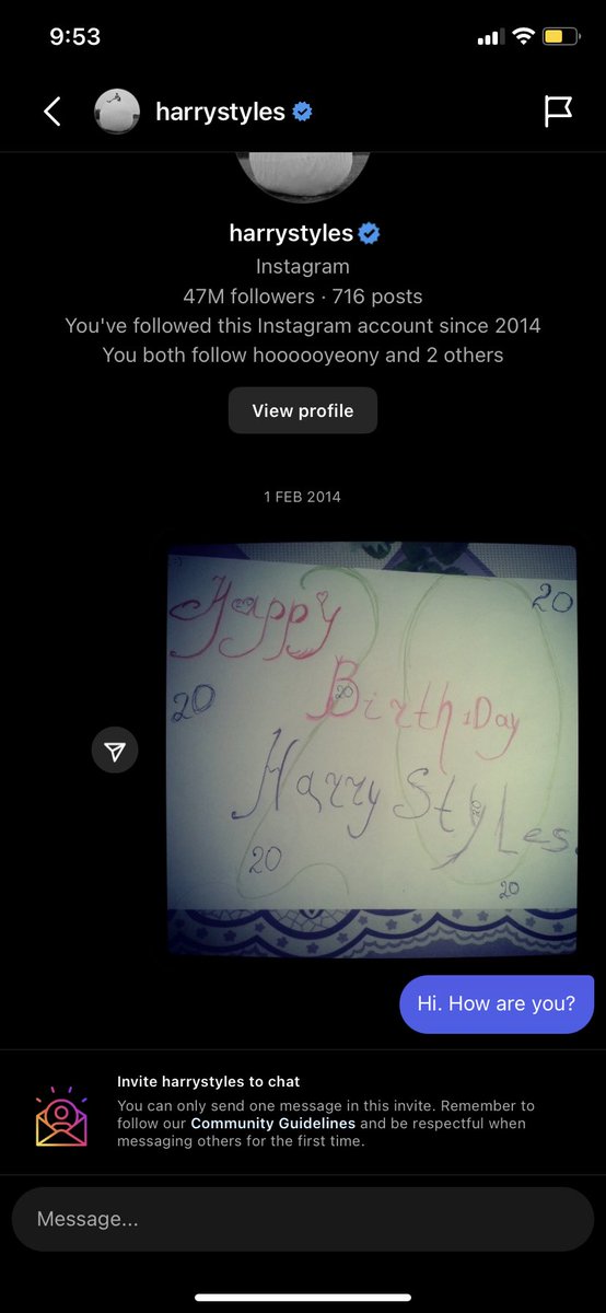 not me sliding into harry styles’ dms at the age of 11 😭😭😭😭😭