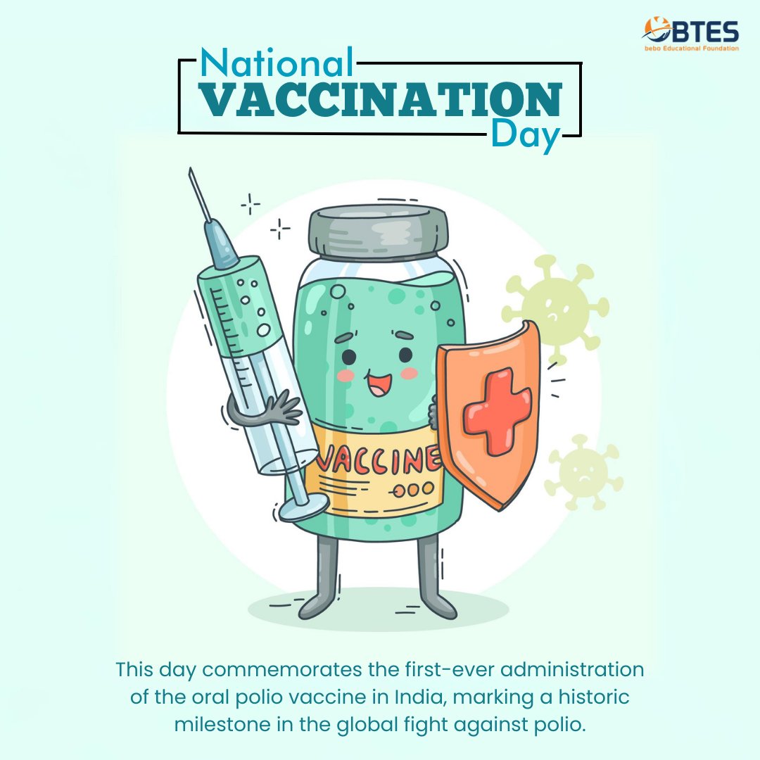 On this National Vaccination Day, BTES stands in solidarity with the global effort to protect our communities. Let's honor the power of vaccines and the heroes who make them possible.

#NationalVaccinationDay #VaccineAwareness #GlobalHealth #beboTechnologies #BTES
