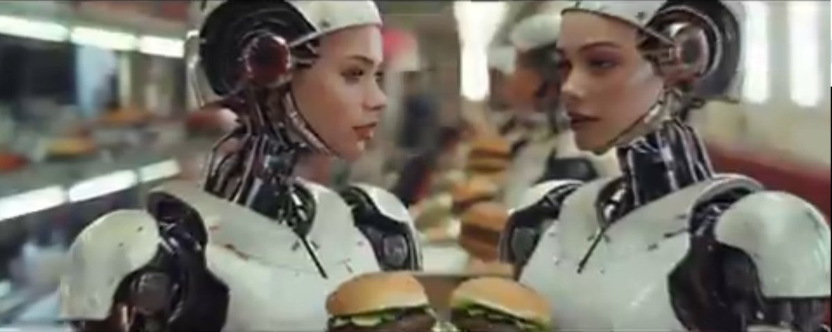R0mination's tweet photo. wait.... i'm being appealed to.... tell me more about these robot burger ladies.... https://t.co/4hPc59PcRD