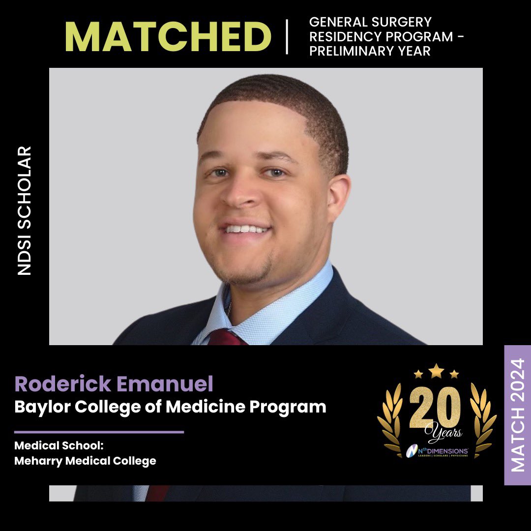 Congratulations! 🎉

#nthdimensions #matchday #2024match #orthopaedicsurgeon #ilooklikeadoctor #nthdim #ndsi #nthfam #resident #residency #matchday2024 #ortho