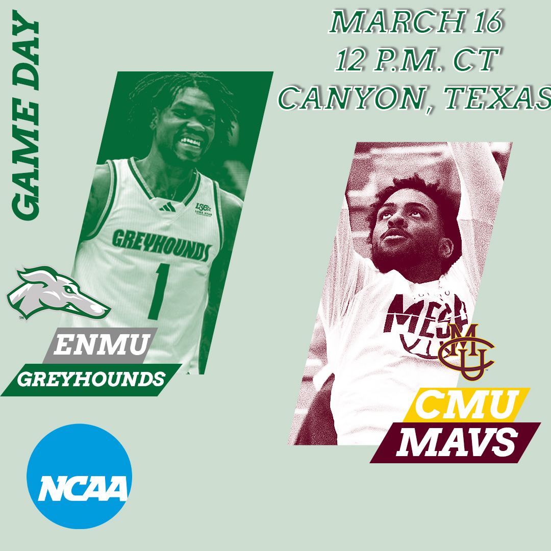 enmubasketball's tweet photo. For the first time since 2004....

The Greyhounds are playing in the NCAA DII tourney!

#GrittyGreyhounds #ALLIN #ENMU https://t.co/PWi2gOPIfC
