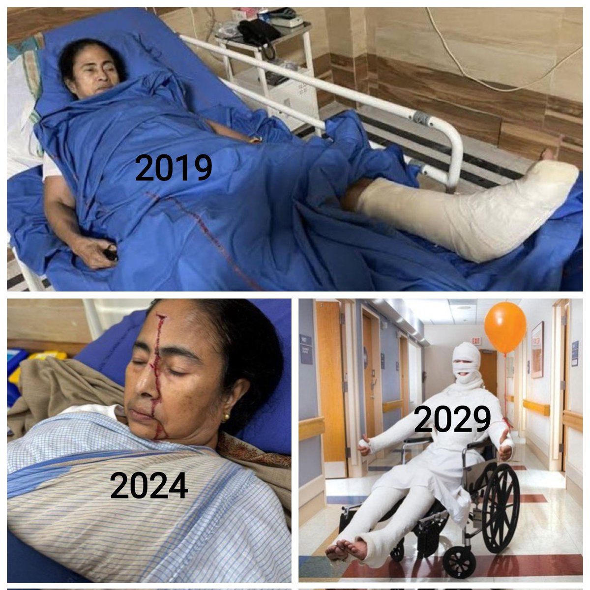 ChetanNemade999's tweet photo. Get well soon Mamta Begum.
Filmfare ka best actress award lene Jana hai na ??
Toh jaldi se thik ho jaoo. https://t.co/WVe9b8iMBm
