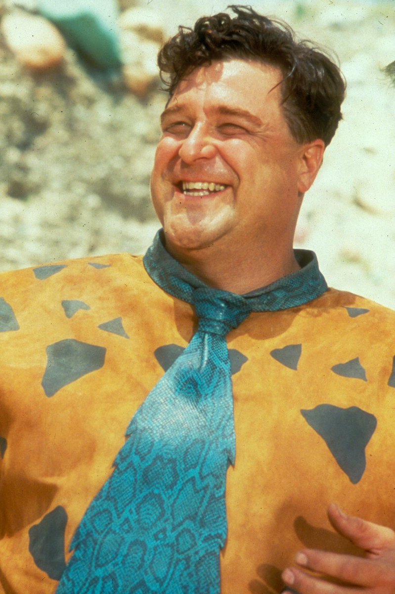 scoobyhistory's tweet photo. John Goodman as Fred Flintstone is slept on https://t.co/MMCXLqbNeX