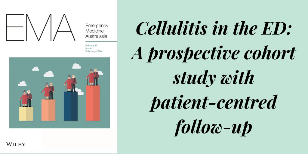 #Cellulitis

doi.org/10.1111/1742-6…

#OpenAccess

<a href="/GKeijzers_EM/">Gerben Keijzers</a> <a href="/PEM_Ultrasound/">Peter Snelling</a> @KrishanYadavMD
<a href="/WileyHealth/">Wiley Clinical Health</a> <a href="/acemonline/">ACEM</a>