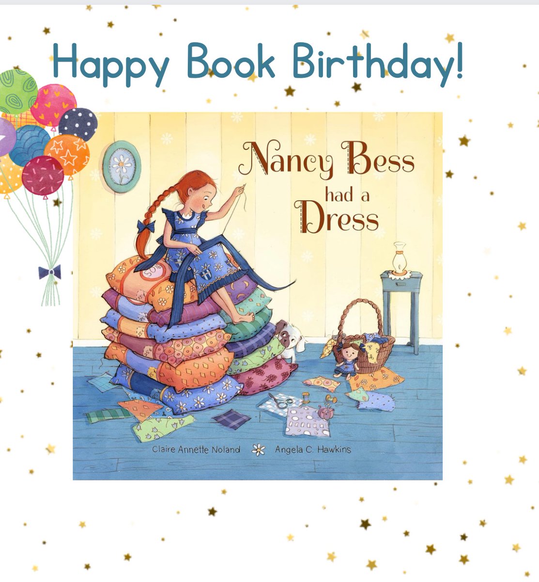 Happy Book Birthday @claire_noland & @hawkins_angelac on your beautiful book! @GnomeRoadPub Congratulations!