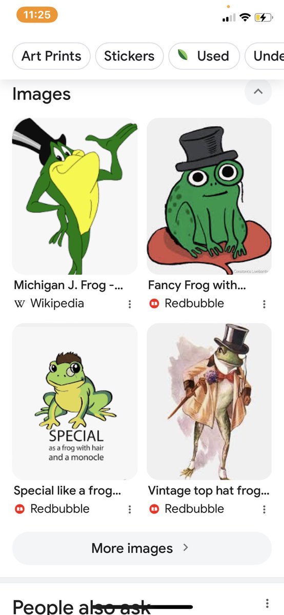 lisamightydavis's tweet image. Front with #monocle #fancyfrog