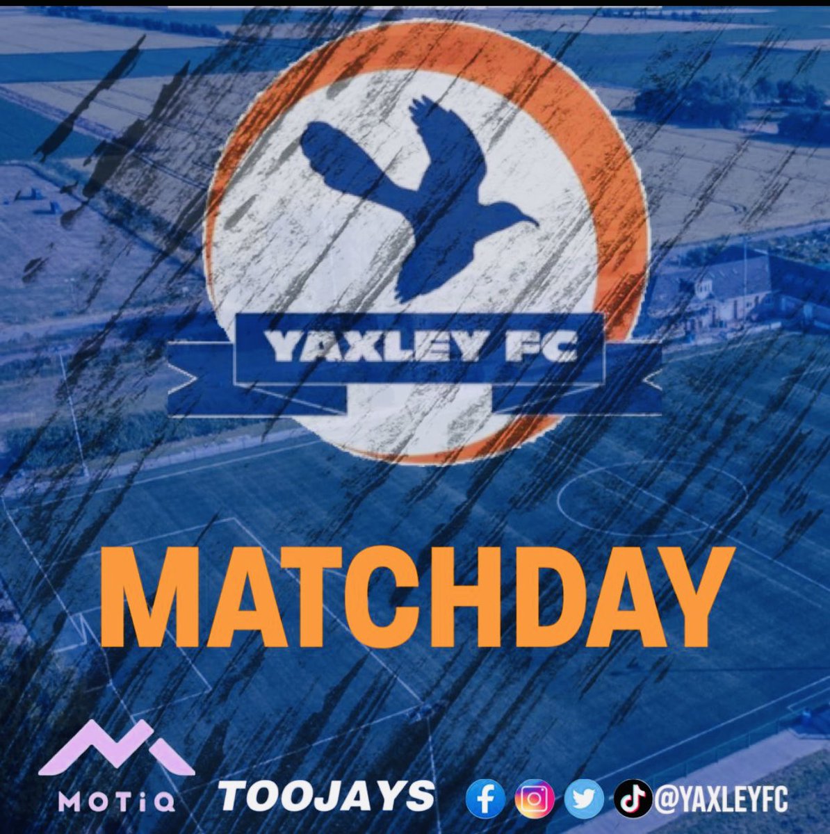 ⚽️⚽️⚽️Match Day⚽️⚽️⚽️ 
 <a href="/yaxleyfc/">YaxleyFC</a> 🆚 <a href="/HistonFC/">Histon Football Club</a> 
 🏆 <a href="/utdcos/">UCL</a> Premier Division South
#Cuckoos  🔵🟠🔵🟠
Main Sponsors: <a href="/MOTIQSPORTS/">MOTiQ</a> &amp; <a href="/TTHRC/">TOOJAYS Training</a> 
Match-Day Sponsor : CAPITALL SOLUTIONS 
Match-Ball Sponsor : <a href="/CESLtd24/">Catering Equipment Solutions LTD</a>