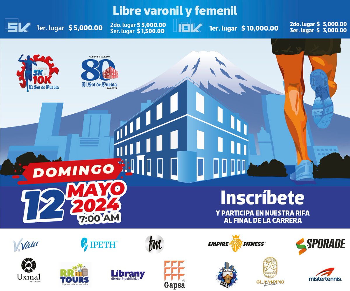 elsoldepuebla1's tweet image. ¡Festejemos junto a @IPETH_ nuestro aniversario! 🎉

✍ El registro lo puedes realizar en nuestras instalaciones ubicadas en la calle 3 Oriente #201 Centro Histórico 📍

🔗 cutt.ly/Mw0Y9seO