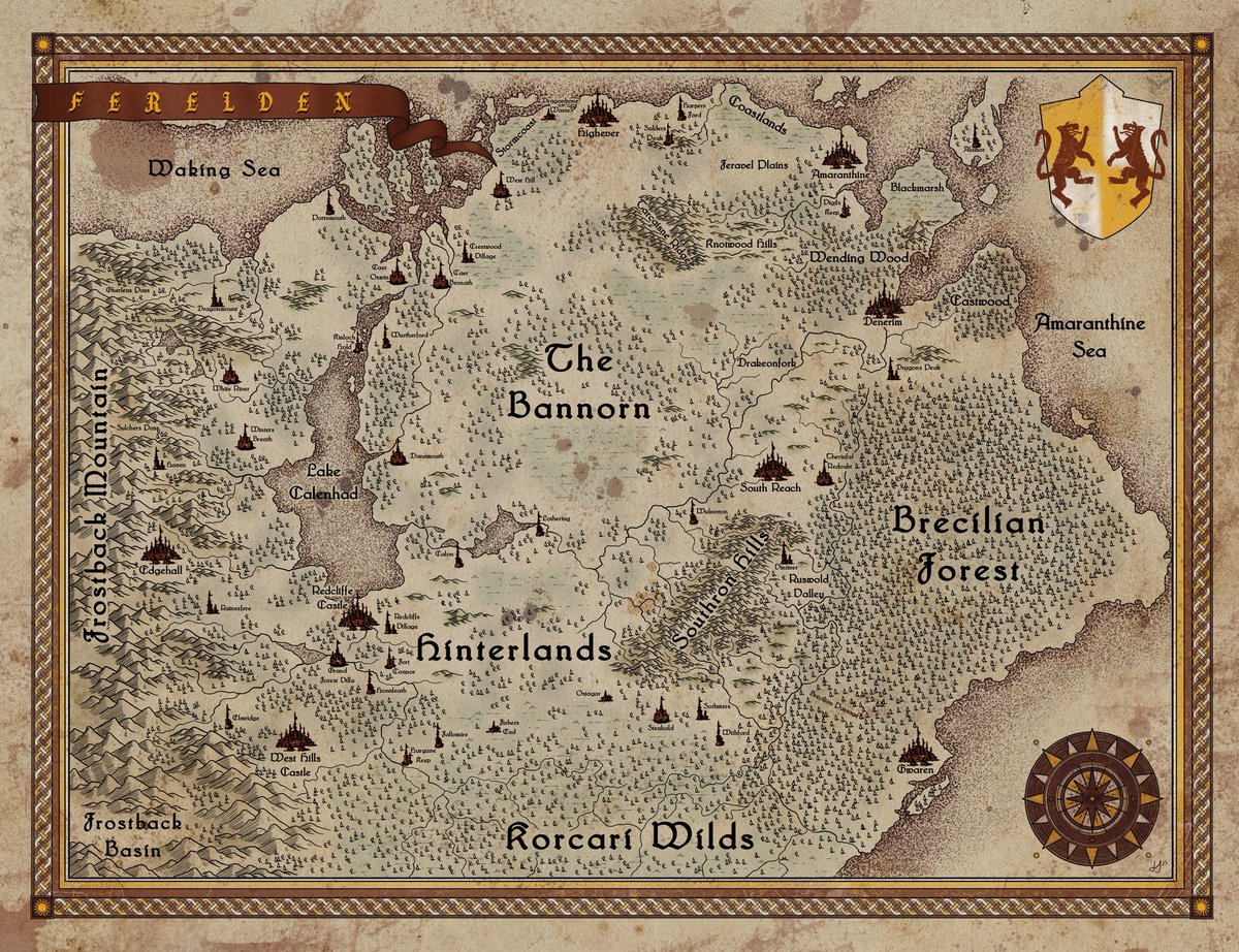 Old map but still one of my favorites! 
#art #fantasy #fantasyart #fantasymap #fantasymaps #fantasygames #dungeonsanddragons #dnd #dragonage #dragonage2 #dragonageorigins