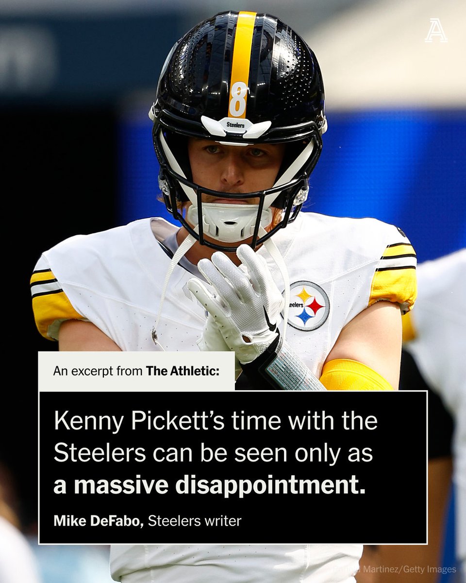 When Kenny Pickett joined the Steelers, he came with a pre-packaged fan base that watched him rewrite the record books at Pitt.

The stage was set for a feel-good story. It never happened.

<a href="/MikeDeFabo/">Mike DeFabo</a> on the era that fizzled.

theathletic.com/5345557/2024/0…