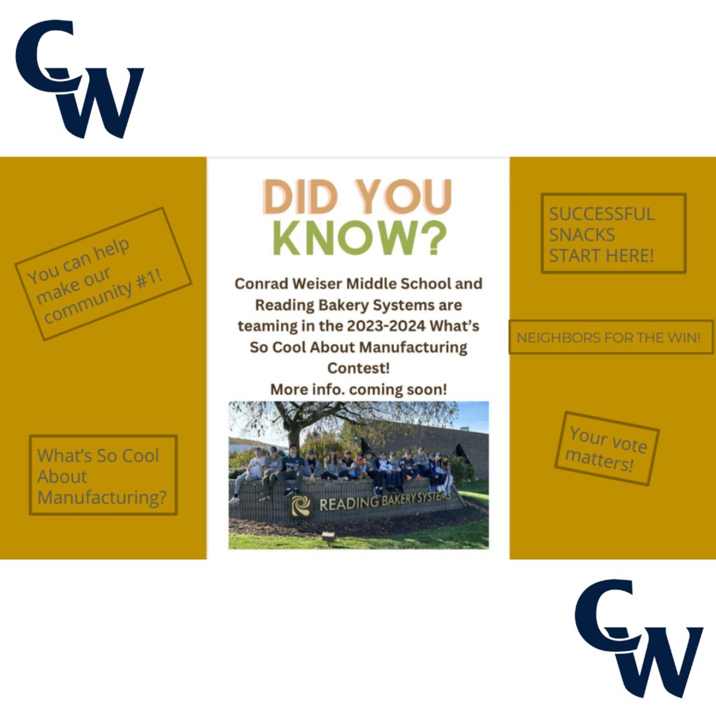 Conrad Weiser Area School District tweet media