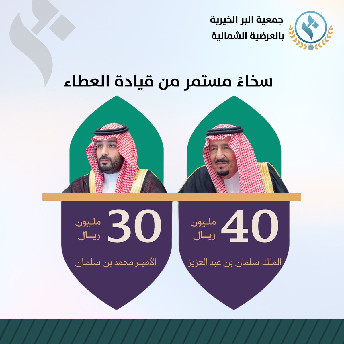 جمعية البر بالعرضية الشمالية tweet media