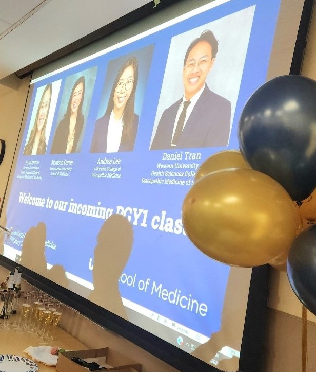 rosendahl_fiber's tweet photo. Thank you to our Program Coordinator Erika Somers for organizing our #MatchDay reveal party! #PathMatch2024 @UCIrvineHealth https://t.co/65yiZZYicS