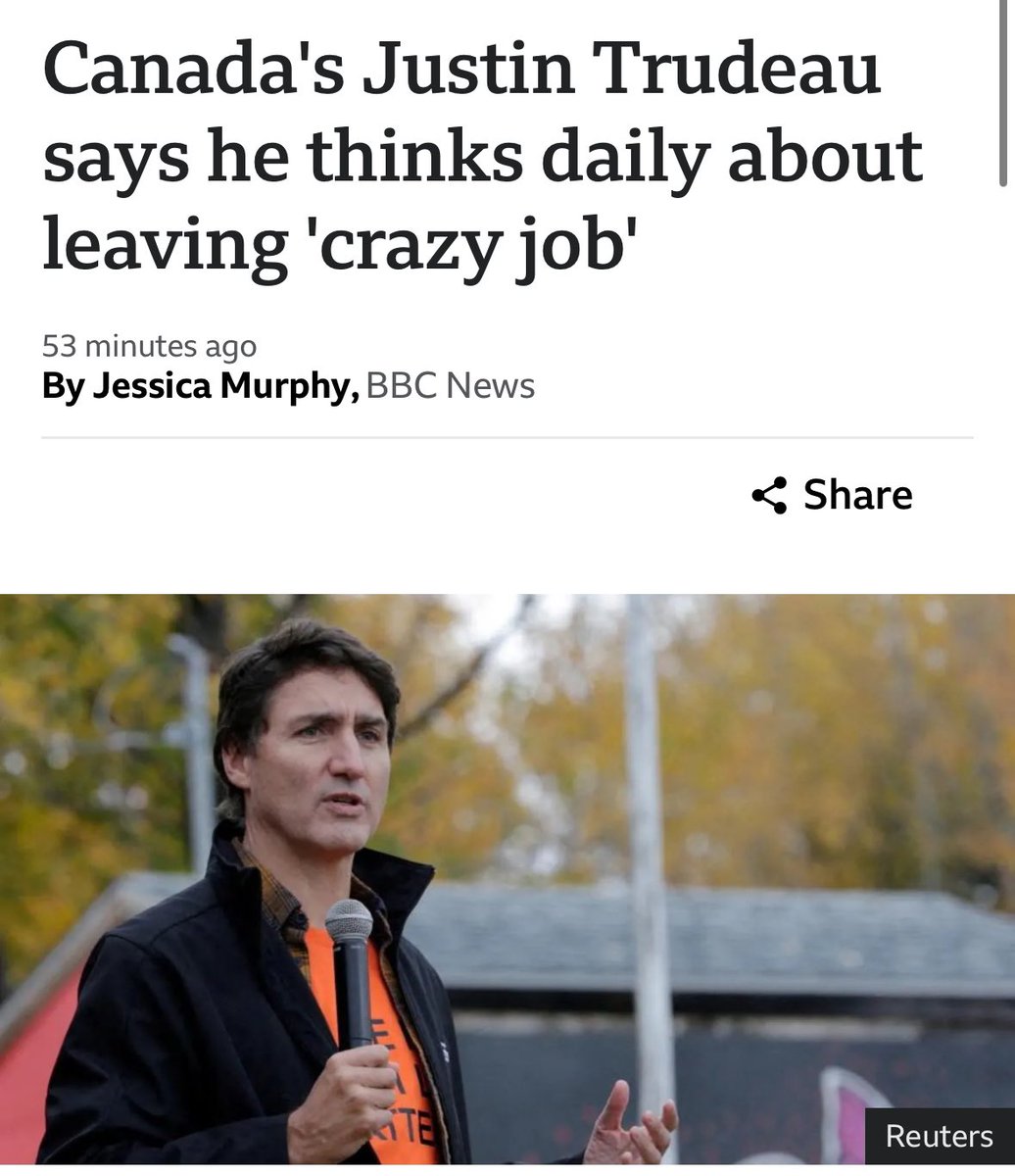 Canadians also dream daily of when you’re no longer PM.