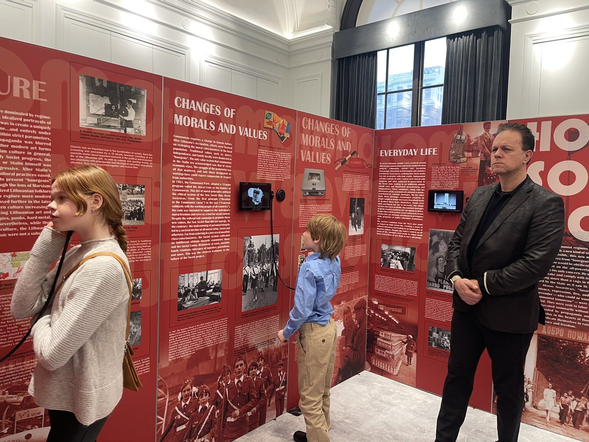 Story of communism’s attrocities & Lithuania’s path to freedom - must seen exhibit at @VoCommunism “50 years of Struggle for Freedom” History lessons for Ukraine’s fight against Russia’s aggression - with strong will of people & US, allies leadership victory will be achieved!