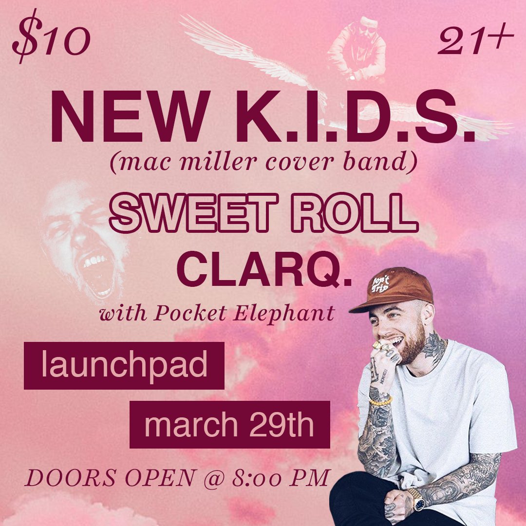 Myspace_4Life's tweet photo. My friends and I are performing a live band tribute to Mac Miller in two weeks at Launchpad! 🙏🏽👑 https://t.co/aCj5GaQP8L
