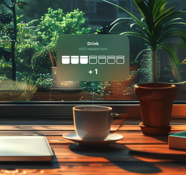 jo_liu_preibi's tweet image. Water Reminder Augment
#ARGlasses #AugmentedReality #ui #interface #design