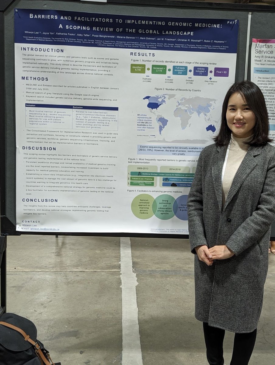 RobinHayeems's tweet photo. More of our talented team shared their posters today at #ACMGMtg24! Proud to share all of their hard work and dedication in studying the impact of #genetictechnology 🎉 #Teamwork #ACMG https://t.co/Y1qchphPg9