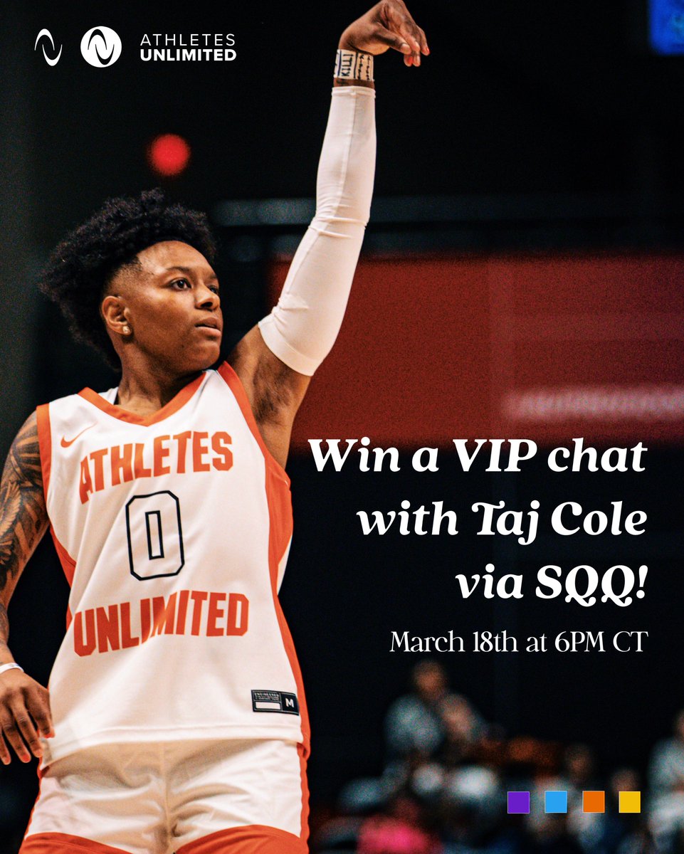 AUProSports's tweet photo. Win a VIP chat with @TCOLE_0 via @SuperQuickQ!

Register here: https://t.co/JlRZKXvM7G #AUProHoops https://t.co/l5J5zlU9Hw