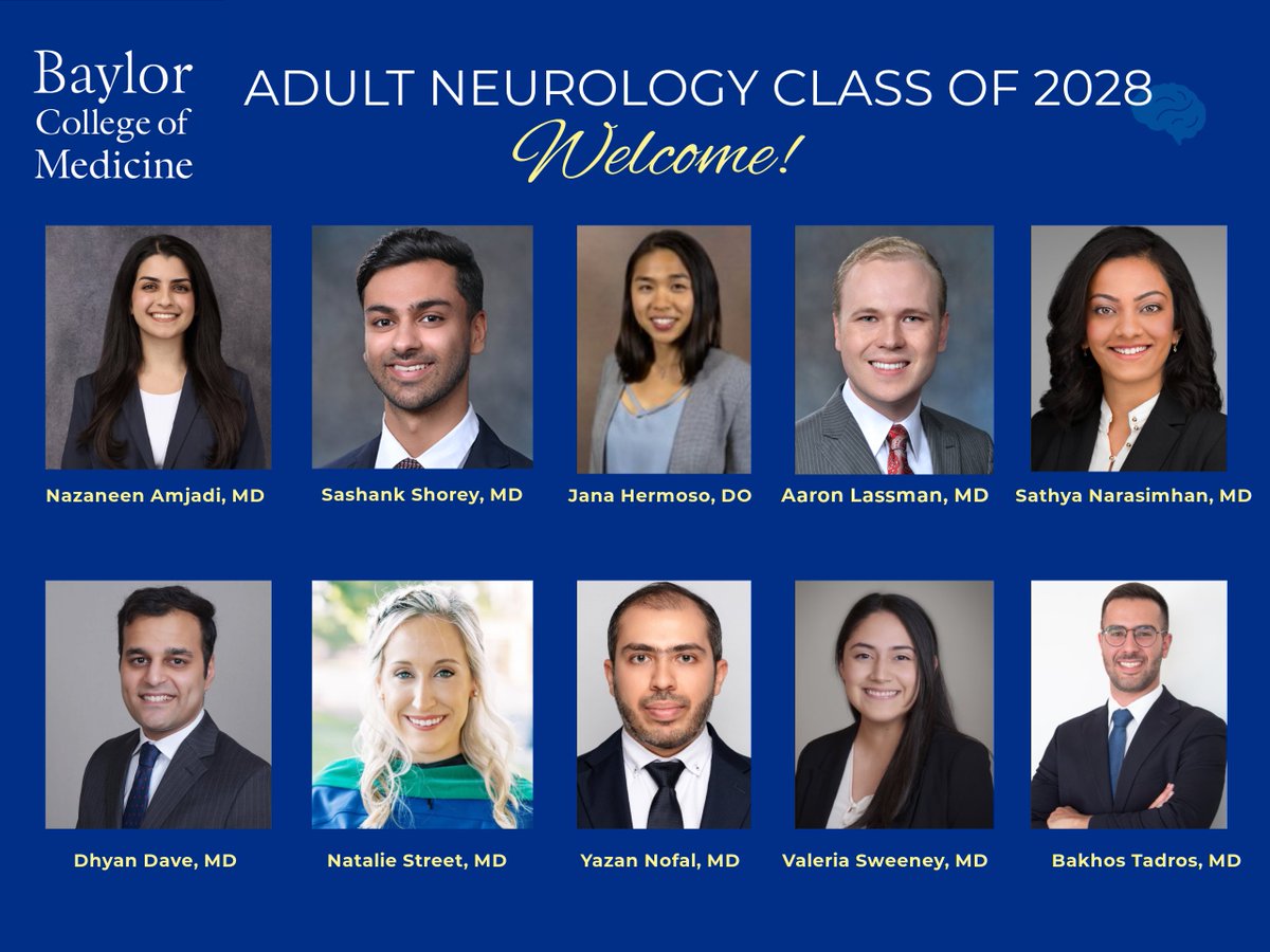Welcome our bright Neurology Residency Class of 2028! We cannot wait to meet you in person and celebrate all your achievements! Happy match day! 🧠🎉🚀 @NMatch2024 #Match2024 #Neurology