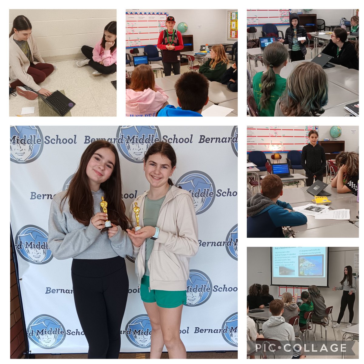 European Madness concluded after three days of brilliant #BMSPatriotAcademy presentations with EP and CD each earning a 🏆. Blown away by student growth and peer feedback when participating as judges. <a href="/BernardMiddle/">Bernard Middle MSD</a> #Personalization