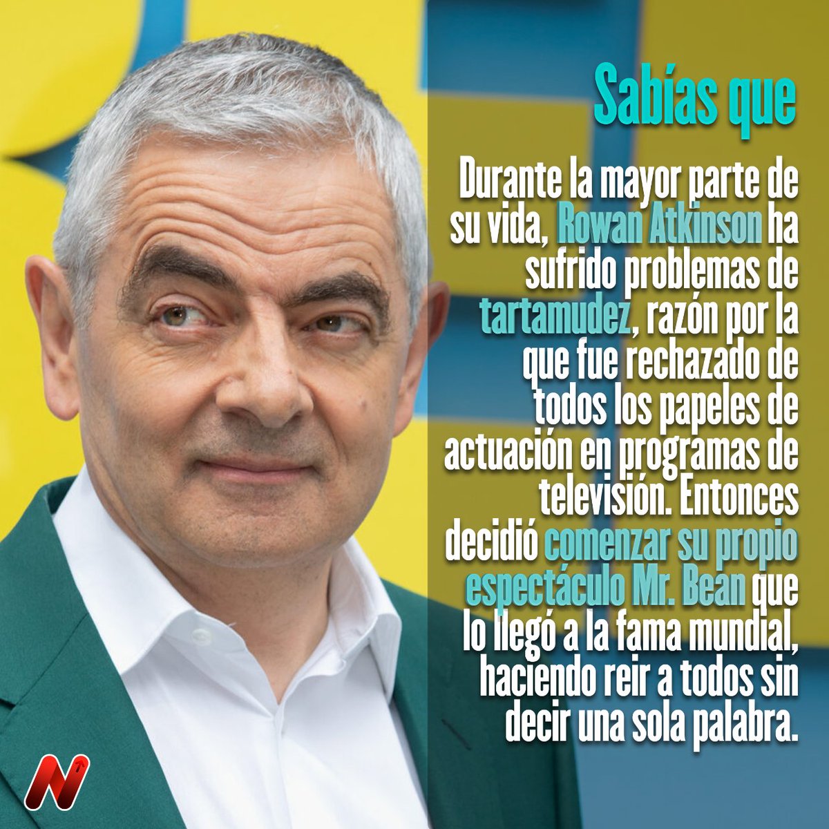 ¿Sabías que? ... #emprendedor #motivation #rowanatkinson #actuacion #frasesmotivadoras