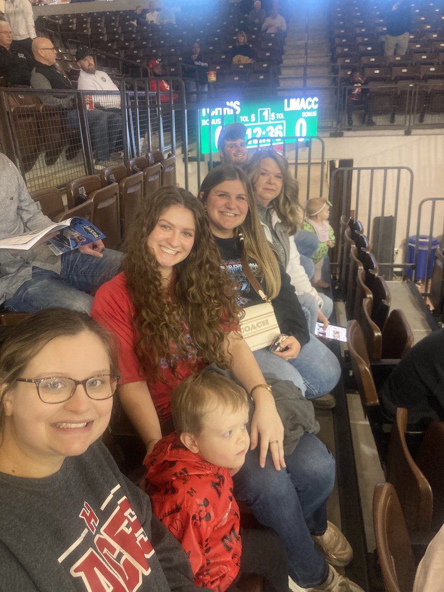 When your daughter coaches at LCC and the whole family shows up!!! Guess what? We are all Thunderbirds!!