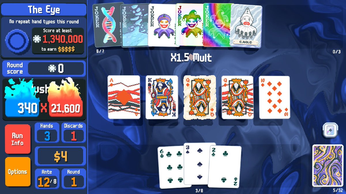 Wario64's tweet photo. Balatro (Steam) is $11.99 on GMG XP Offer https://t.co/O8BukBu7FK #ad
Deck verified https://t.co/w89KD37RqD