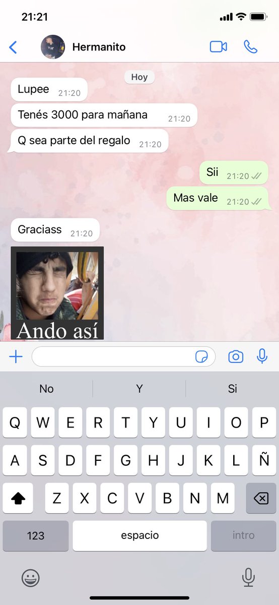 Ojalá todos tengan una hermana como yo