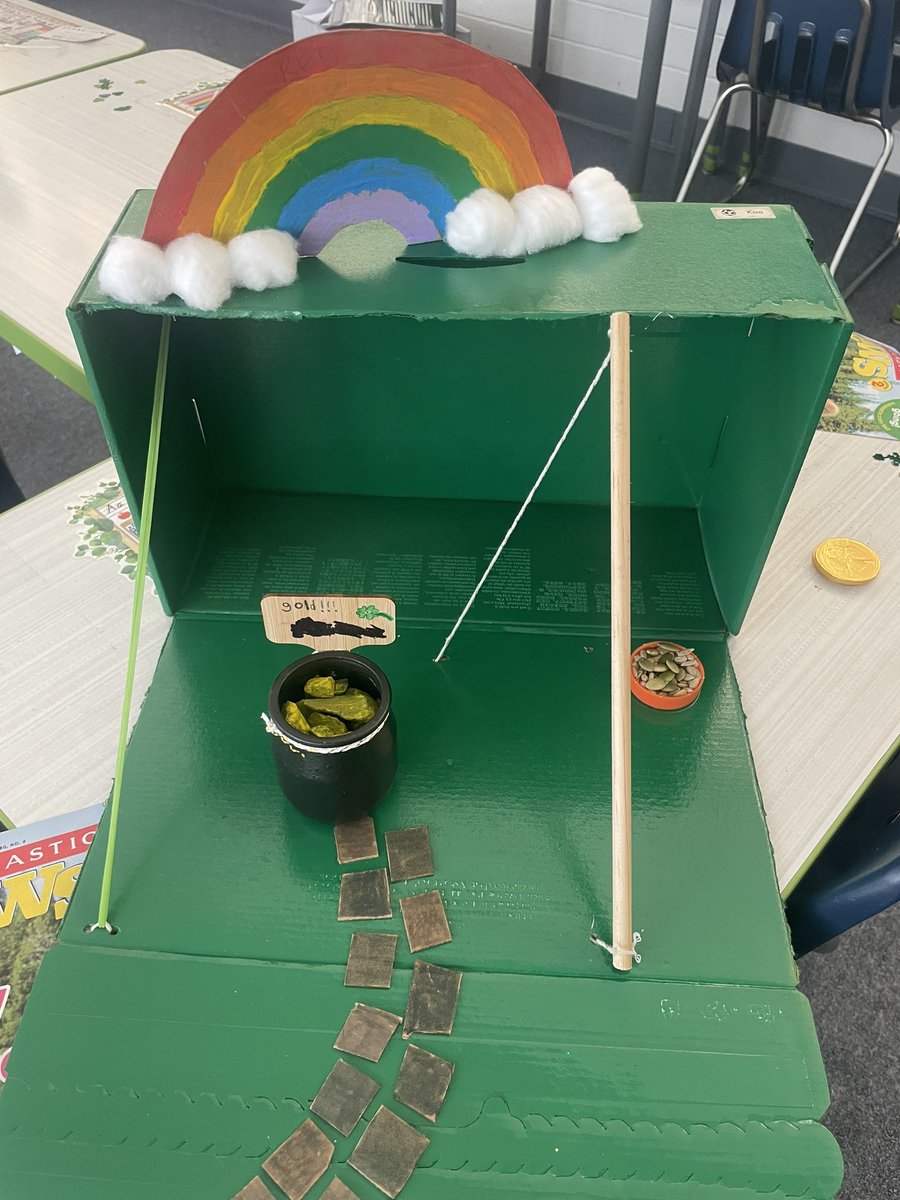 HitchcockLaci's tweet image. 2nd graders had a blast diving into STEM fun as they designed and built their own Leprechaun traps. 🌈 #EngineeringFun #STEMeducation